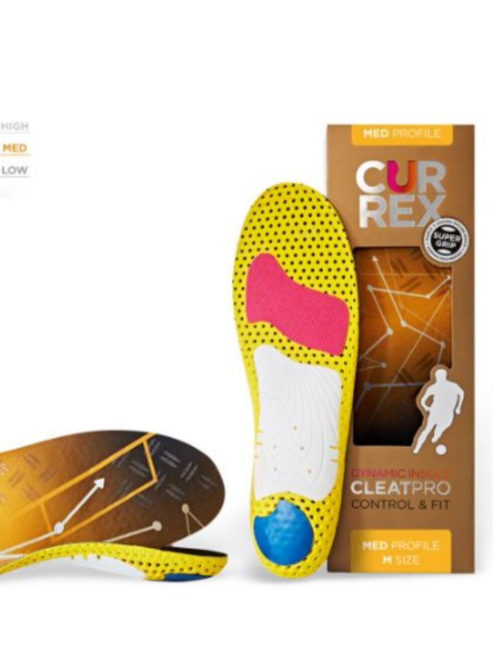MSRP $60 | CURREX CleatPro Insoles – Medium Profile – XL – NIB